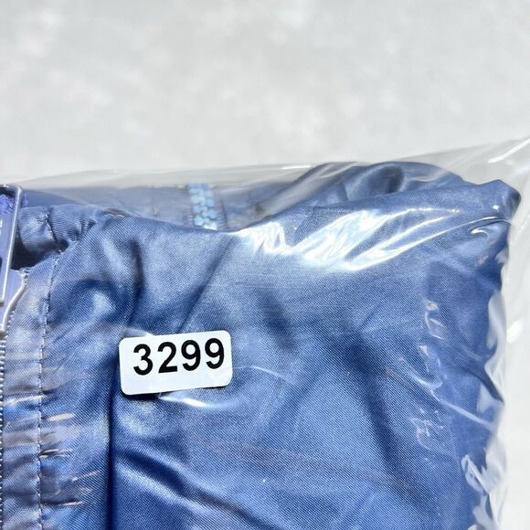 Vintage Izod Lacoste Windbreaker Mens Size Large Blue Full Zip Jacket Hooded - Picture 12 of 13